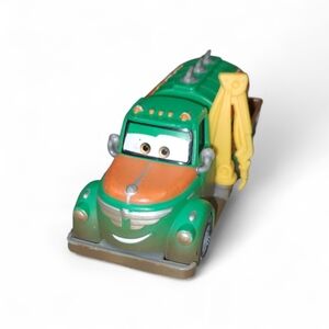 Green and Orange Toy Tow Truck